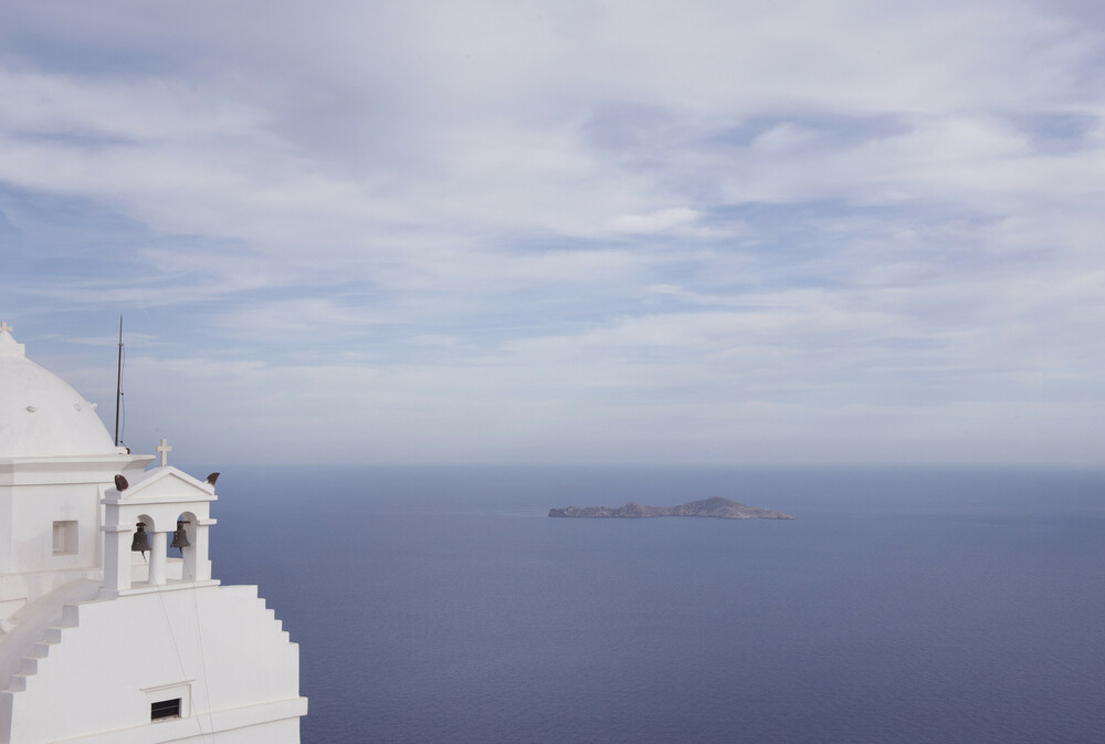 Στην Παναγία την Καλαμιώτισσα, στον βράχο του Μοναστηριού. Φωτ.: Nicoletta Barbata